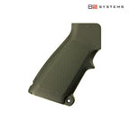 B5 Systems CAR-15 LS2 Grip for AR-15, in OD green, side view