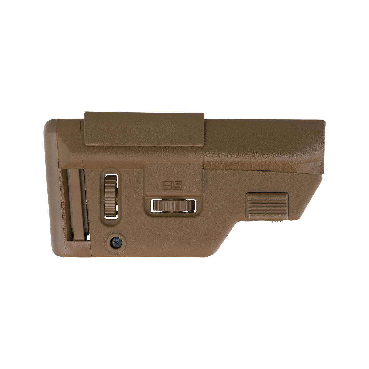 B5 Systems Collapsible Precision Stock Short for AR-15 in Coyote Brown