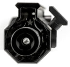 BCM 1913 Light Mount Modular, aluminium KeyMod light mount, end-on view showing the light clamp