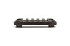 BCM 3 inch Picatinny rail section, aluminium M-LOK rail, side view