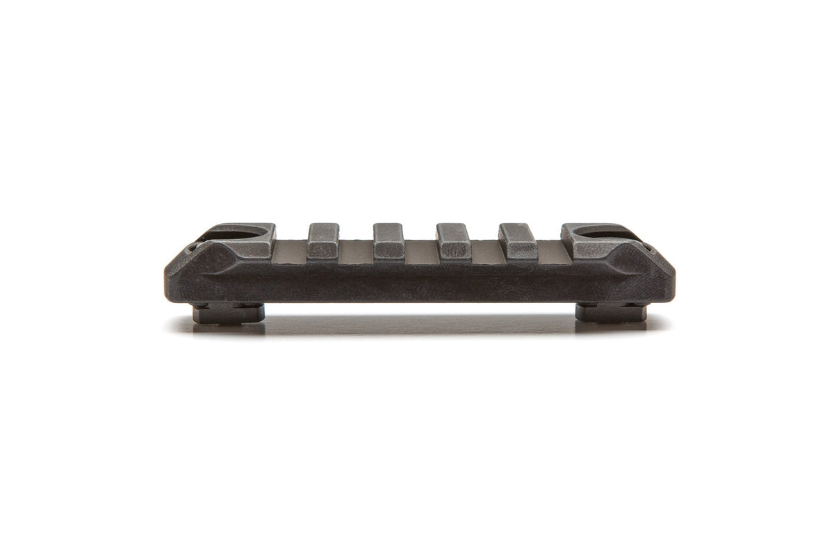 BCM 3 inch Picatinny rail section, aluminium M-LOK rail, side view