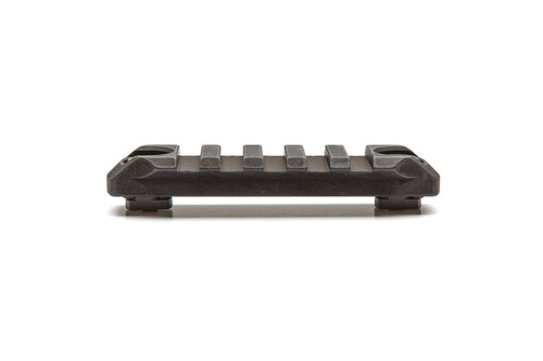 BCM 3 inch Picatinny rail section, aluminium M-LOK rail, side view