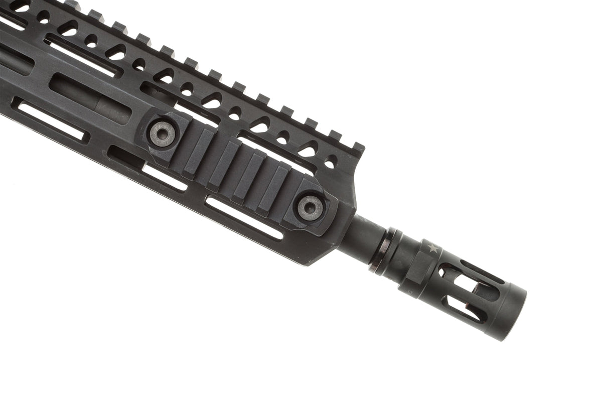 BCM 3 inch Picatinny rail section, aluminium M-LOK rail, fitted to an M-LOK handguard