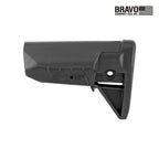 BCM Gunfighter Mod 0 SOPMOD Wide Body Stock for AR-15, in black, side profile
