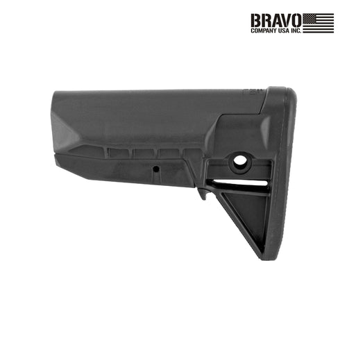 BCM Gunfighter Mod 0 SOPMOD Wide Body Stock for AR-15, in black, side profile