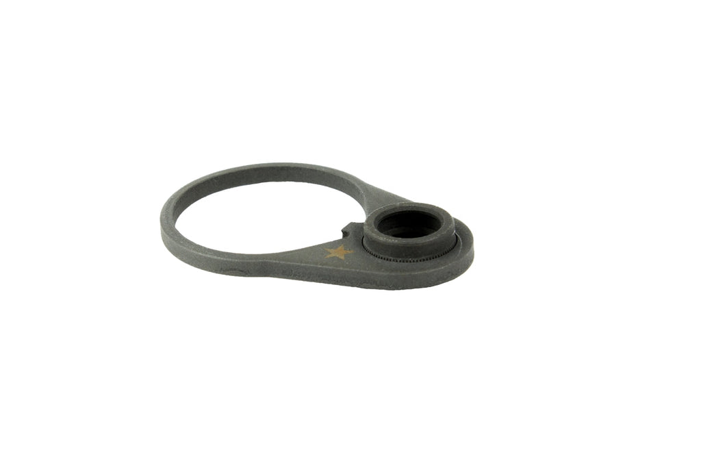 BCM QD end plate steel receiver end plate, angled view