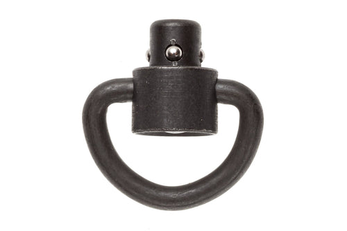 BCM QD sling swivel 1 inch D-ring in carbon steel, front view