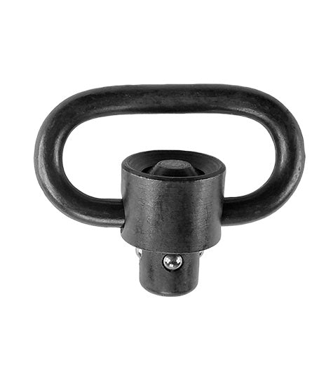 BCM heavy duty QD sling swivel in carbon steel, front view