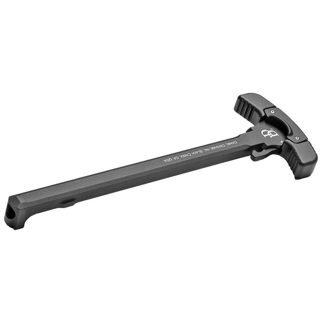 Daniel Defense GRIP-N-RIP charging handle at an angle showing the ambidextrous latches