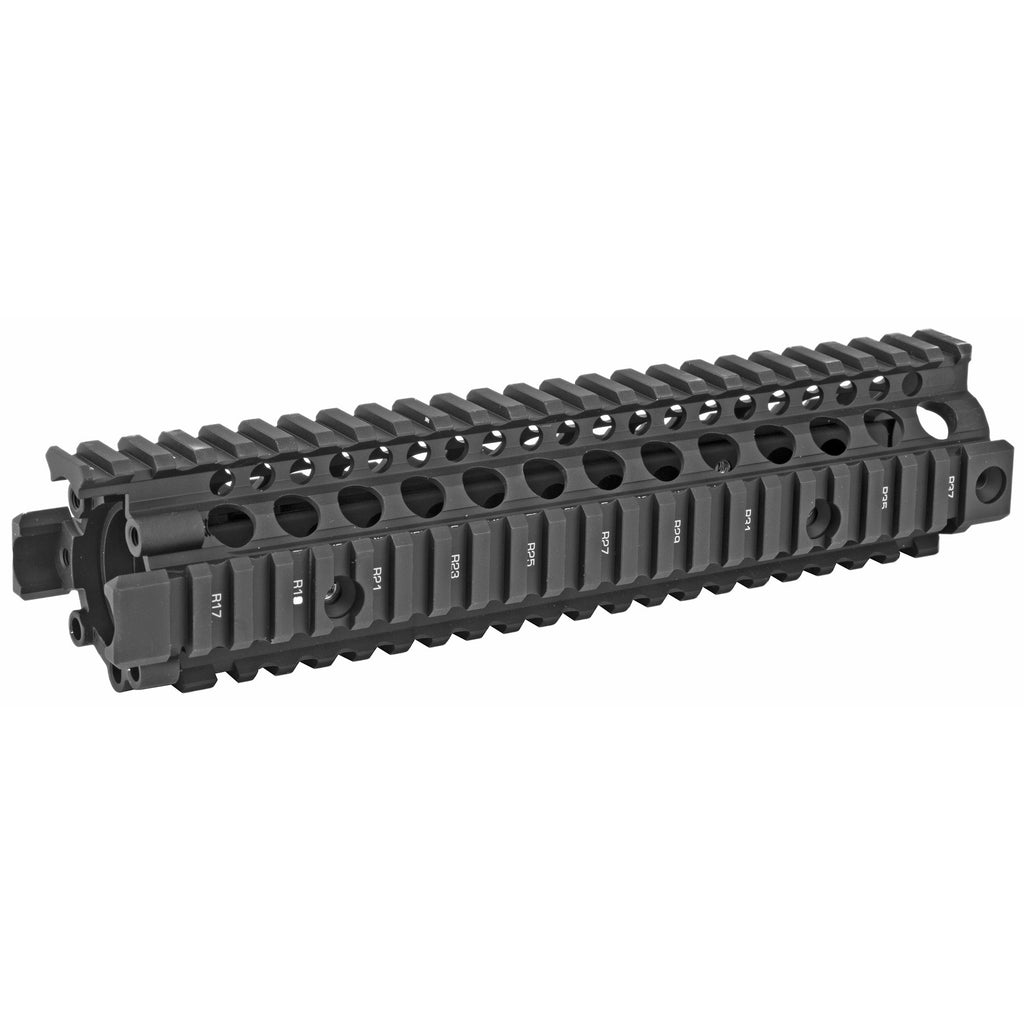 Daniel Defense MK18 RIS II quad rail in Black at an angle