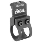 Daniel Defense offset flashlight mount, front view with DD logo, 03-020-16514