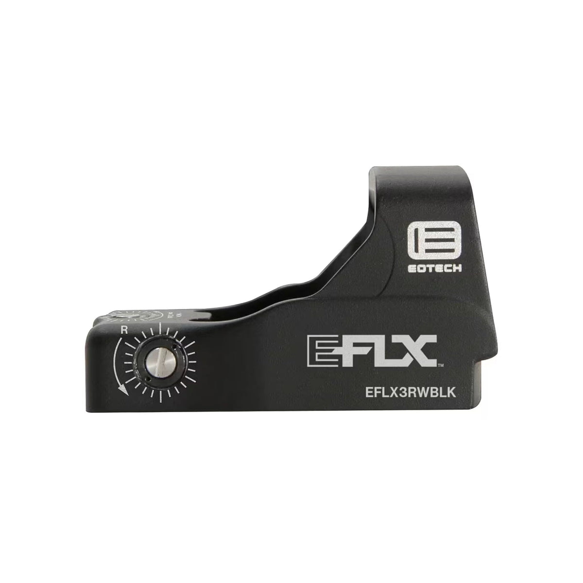 EOTech EFLX 6 MOA in black, cut to the Leupold DeltaPoint Pro mounting footprint