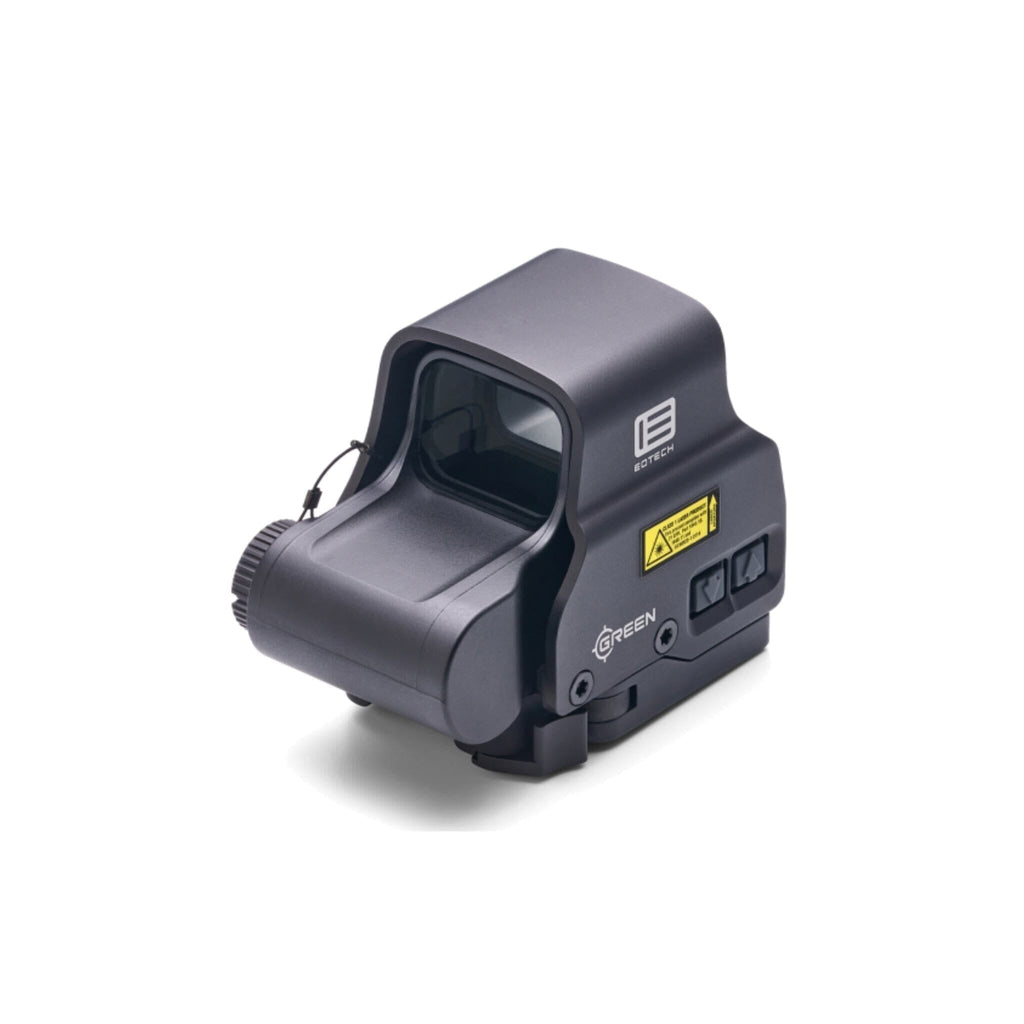 EOTech EXPS2-0GRN holographic sight showing the 68 MOA ring around a single 1 MOA green dot