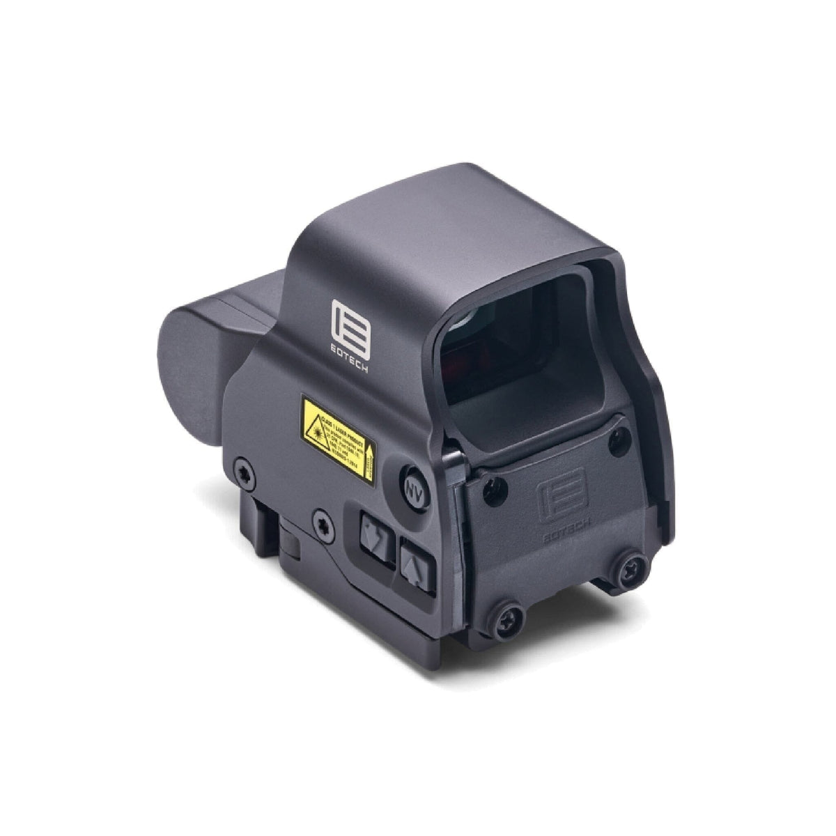 EOTech EXPS3-2 in black showing the integrated quick-detach lever that clamps it to a Picatinny rail