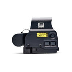 EXPS3-DCR in black showing the side control buttons that clear a flip-to-side magnifier