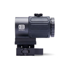 EOTech G43 3x magnifier in black showing the tool-free windage and elevation adjusters