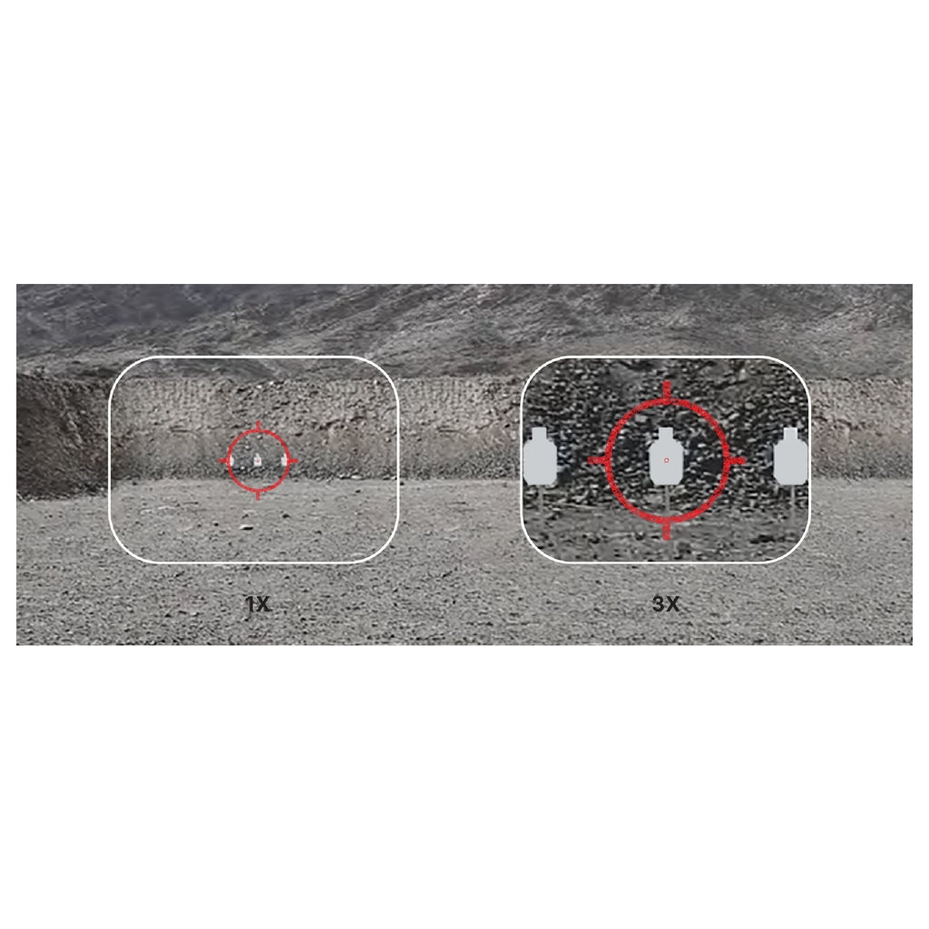 EOTech G43 magnifier swung aside on the STS mount to return the rifle to 1x shooting