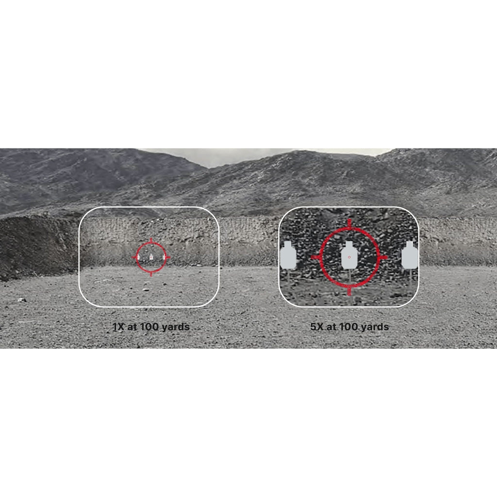 EOTech HHS V holographic hybrid sight system powered by a single CR123 lithium cell