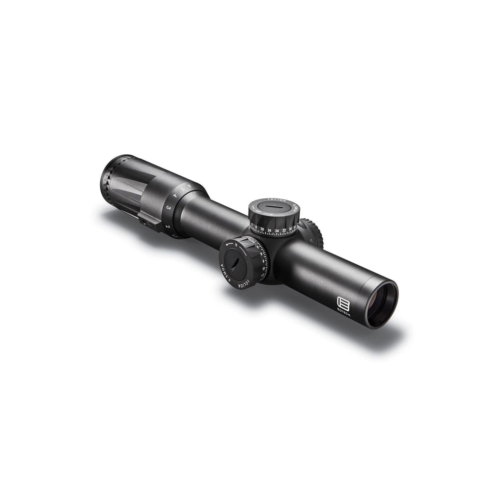 EOTech Vudu 1-6x24 SR1 MRAD rifle scope built around XC high-density glass on a 30mm tube