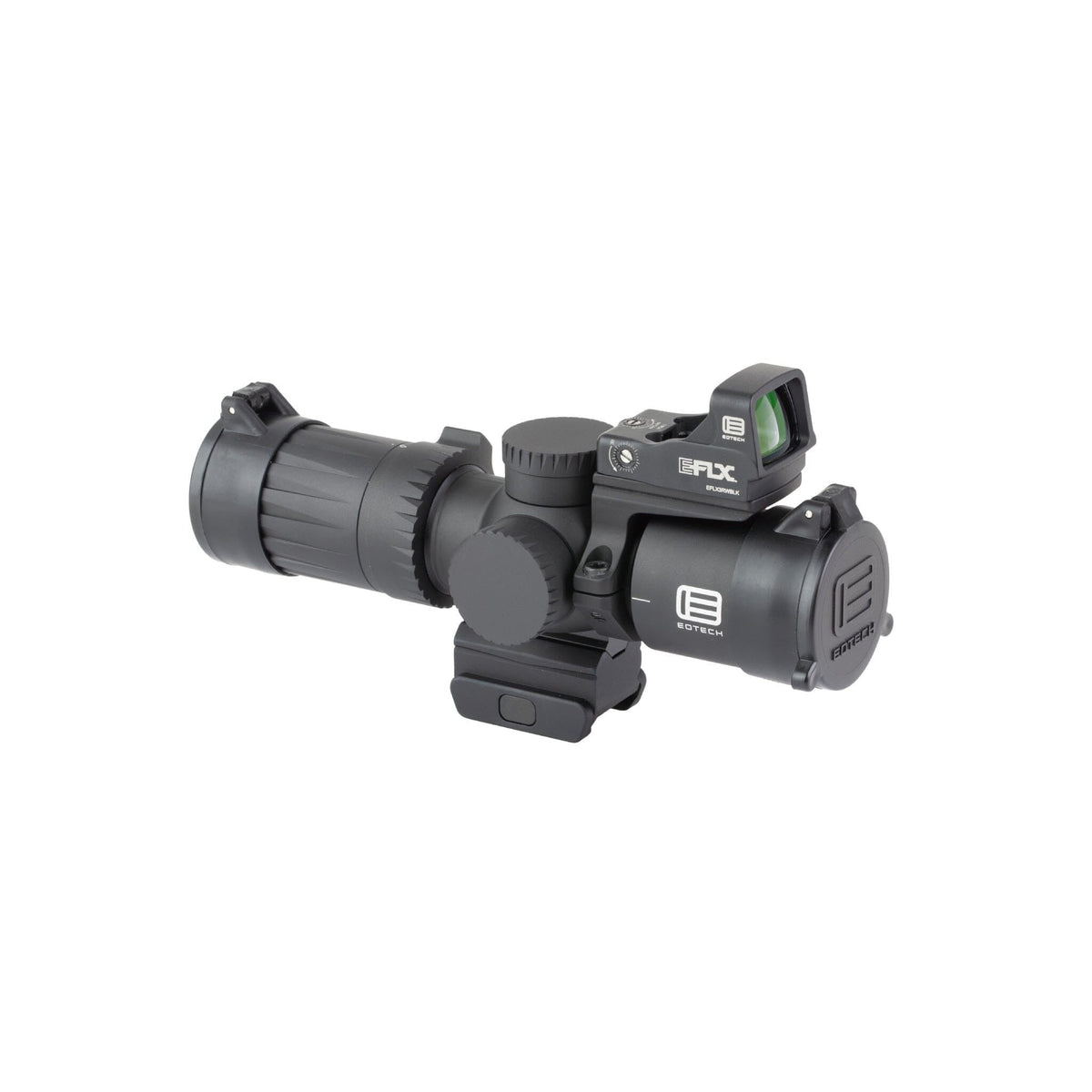 EOTech Vudu 3-9x32 HC1 MOA scope in matte black with its 32 mm objective and coated glass