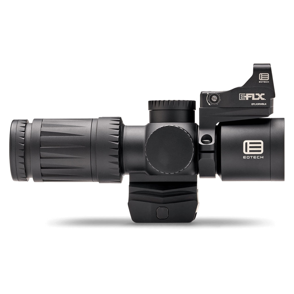 EOTech Vudu 3-9x32 MD6 package with the EFLX red dot running from a CR2032 cell