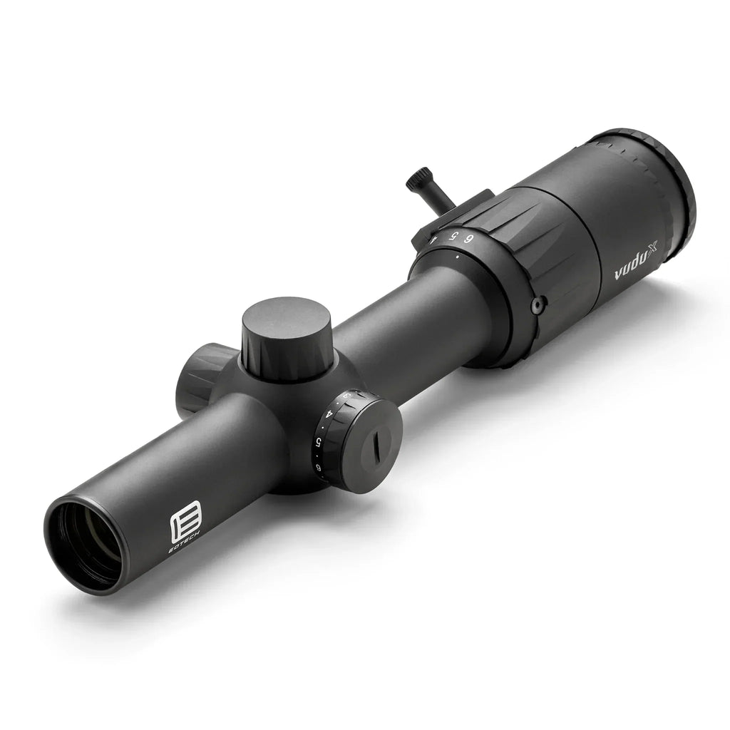 EOTech Vudu X 1-6x24 LPVO rifle scope in black, part number VDX1-6SFDP1