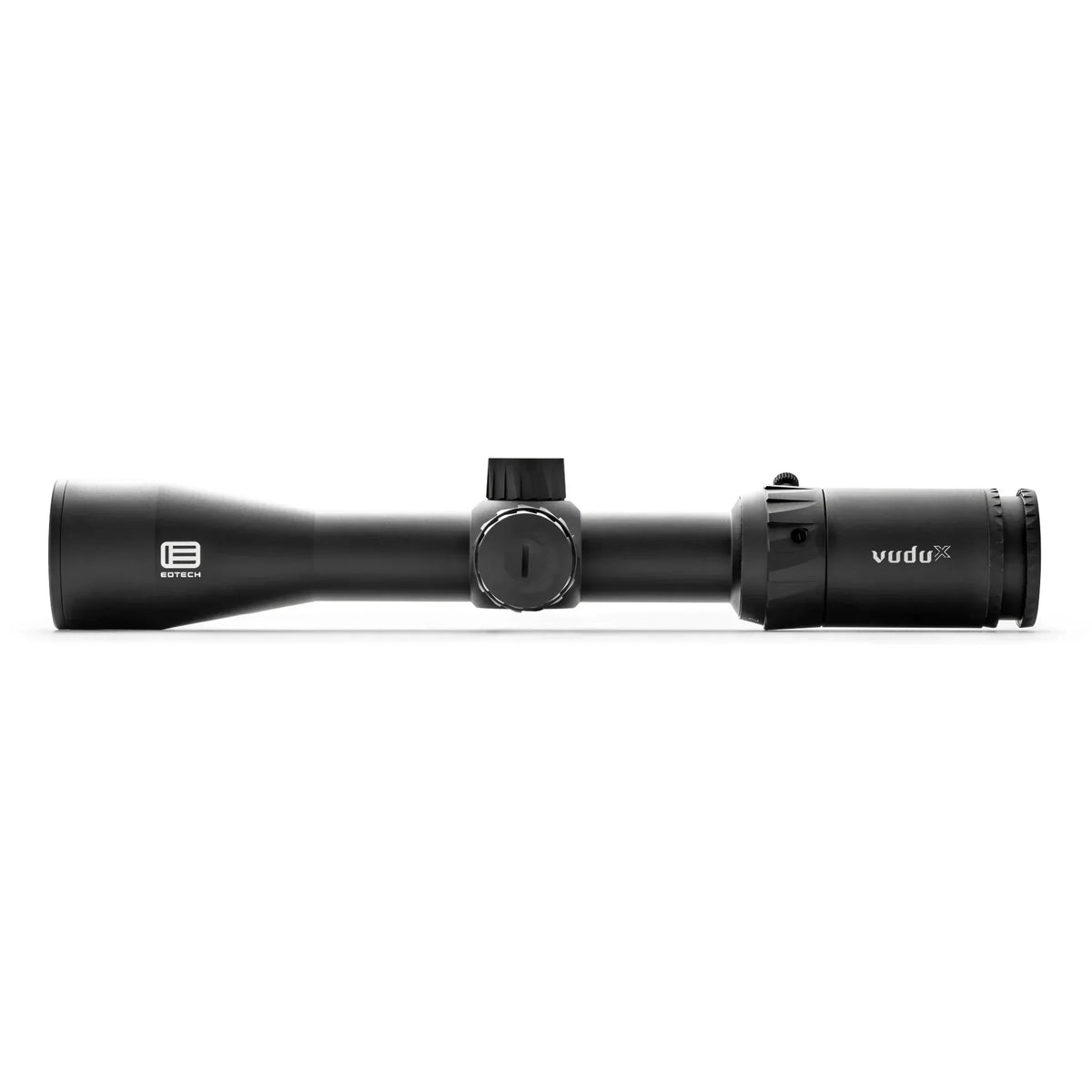 EOTech Vudu X 2-12x40 SFP DP1 scope in black on a 30 mm main tube, 12.6 in long