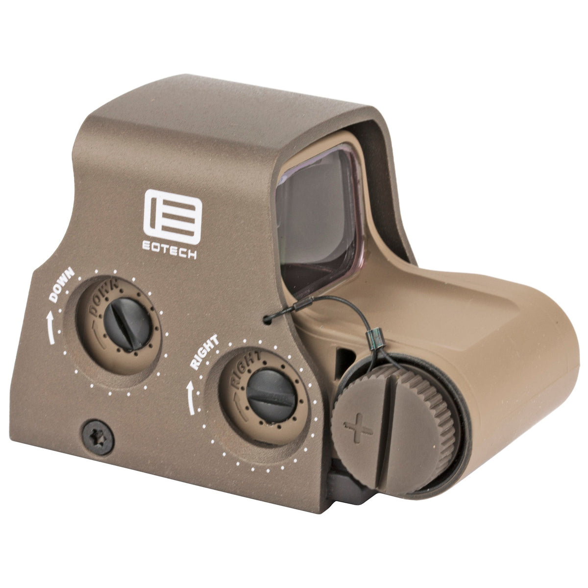 EOTech XPS2-2TAN weighing 9.0 oz and running 20 daylight brightness settings from a single CR123 cell