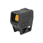 Holosun AEMS CORE X2 gold dot sight showing the single 2 MOA gold aiming dot