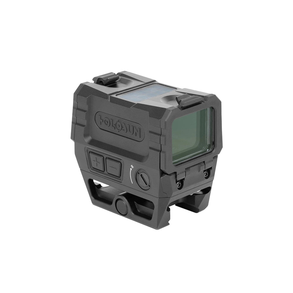 Holosun AEMS EVO gold dot sight in its 7075 T6 aluminium housing rated IP67