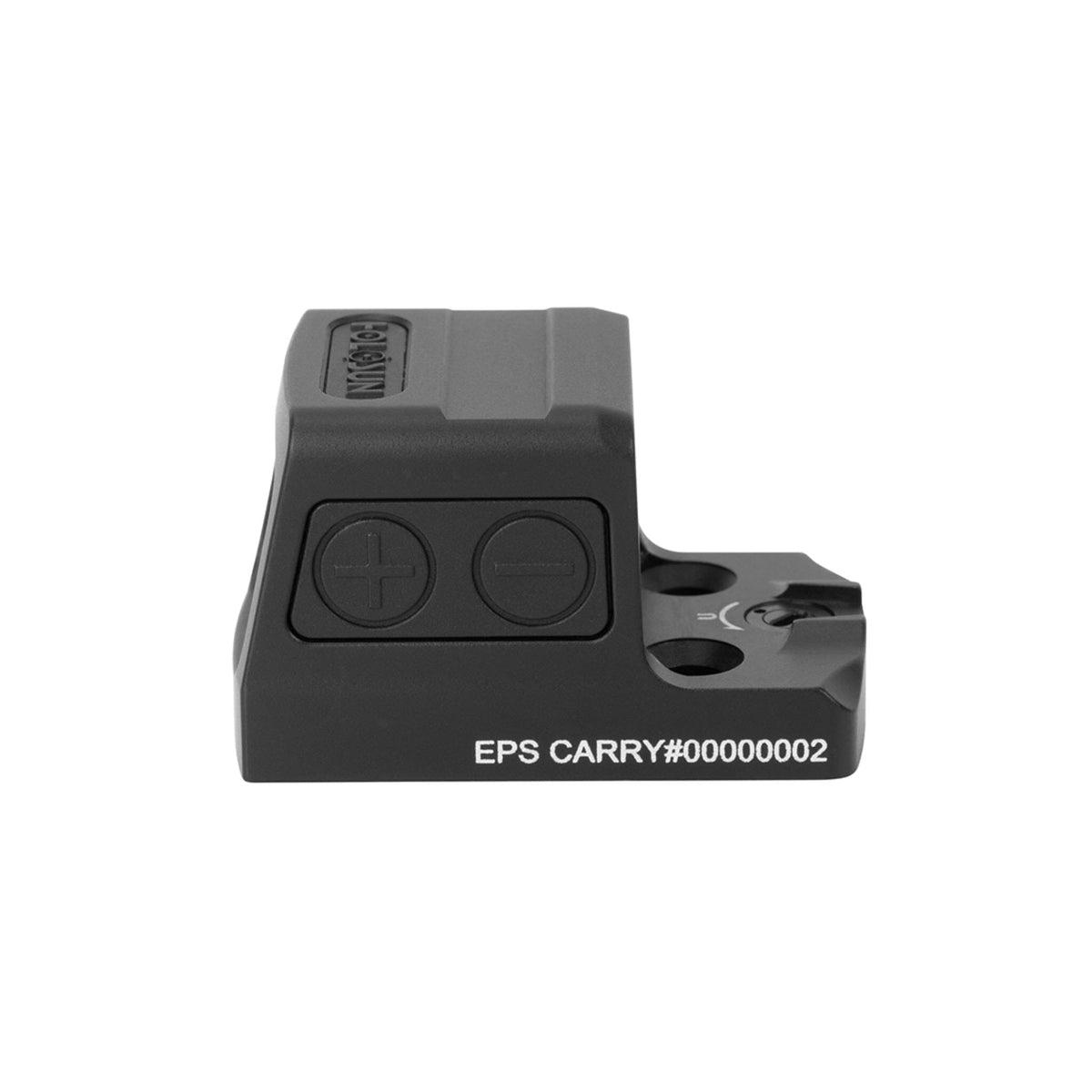 Holosun EPS Carry 6 MOA gold dot sight in a matte black 7075 T6 aluminium housing