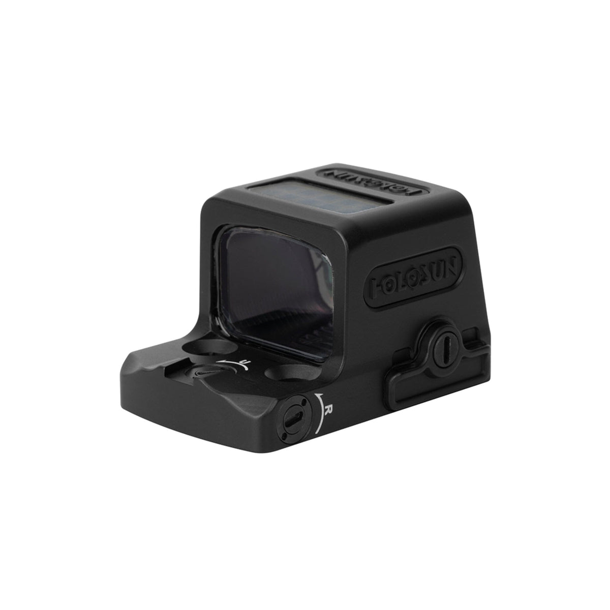 Holosun EPS Carry gold dot sight in a matte black 7075-T6 aluminium housing at 1.23 oz