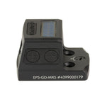 Holosun EPS gold dot sight with its side-loading CR1620 battery tray and Shake Awake wake-up