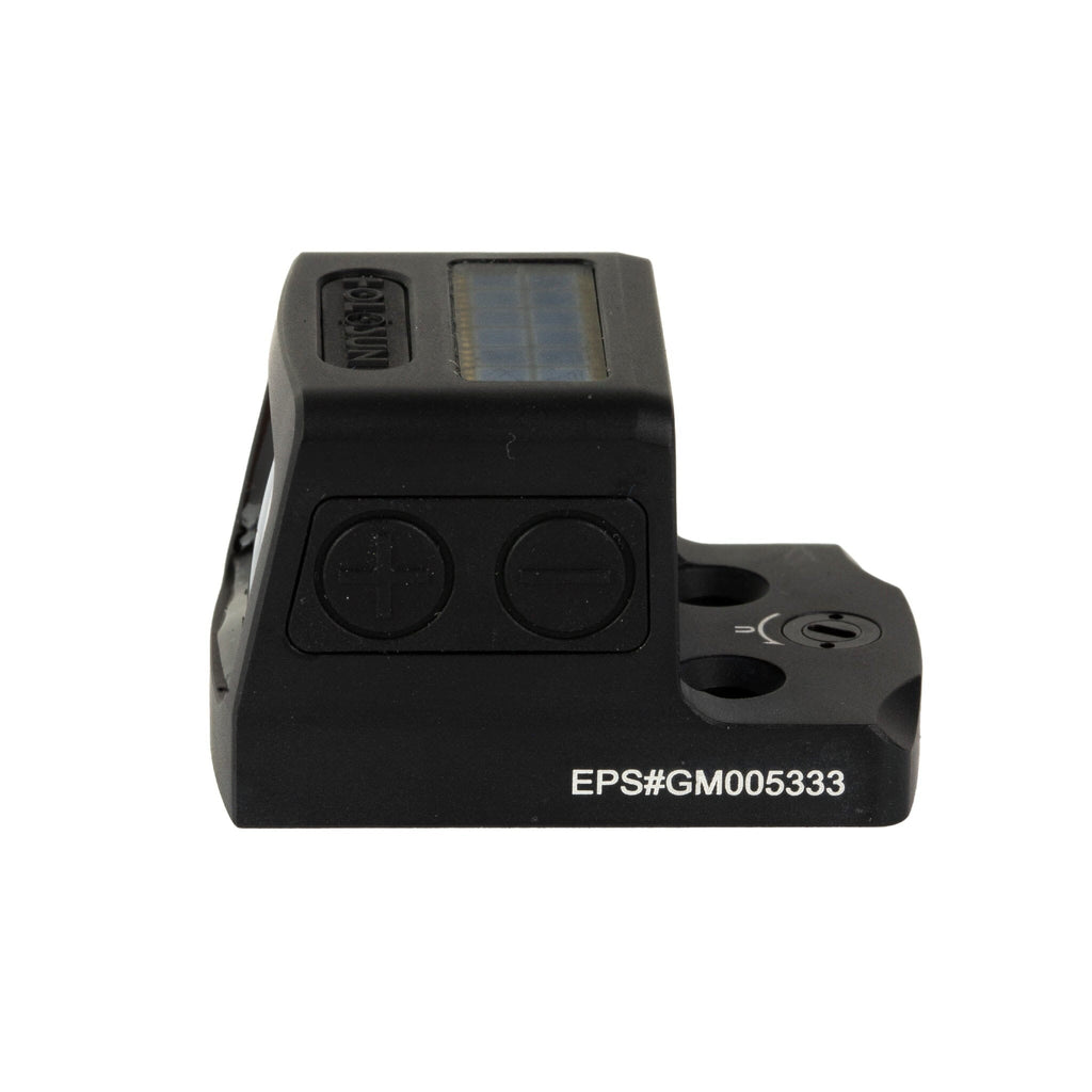 Holosun EPS green dot sight in a 7075-T6 aluminium housing rated IPX8, weighing 1.4 oz