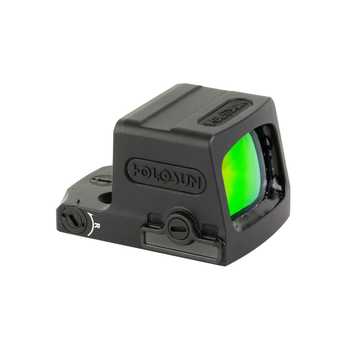 Holosun EPS 2 MOA red dot sight with the fully enclosed emitter sealed against dust and moisture