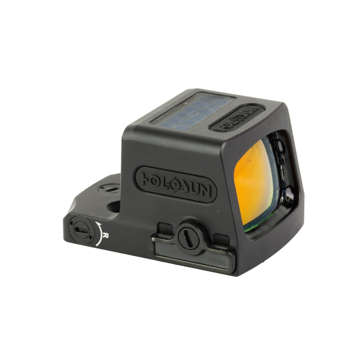 Holosun EPS multi-reticle red dot sight with the enclosed emitter sealed against moisture