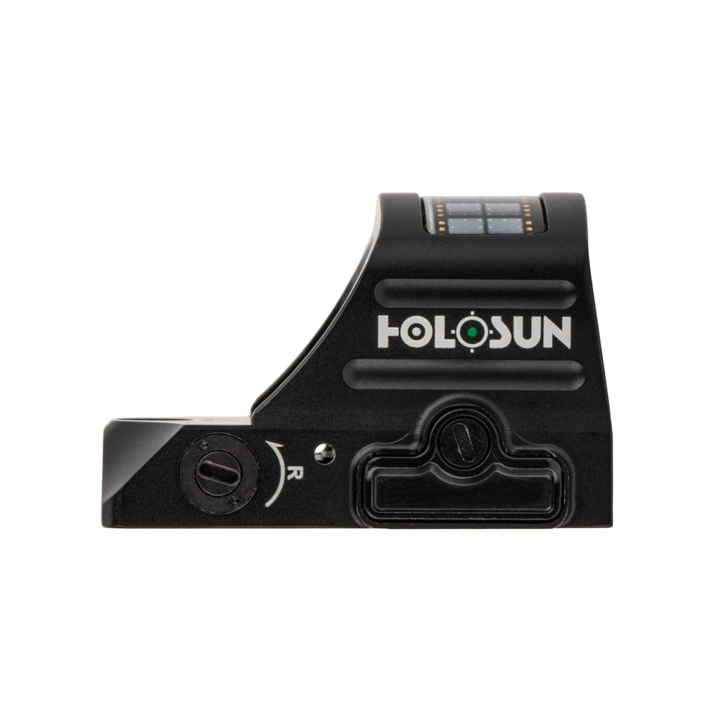 Holosun HE507C X2 ACSS Vulcan green dot sight with an open emitter on the RMR footprint
