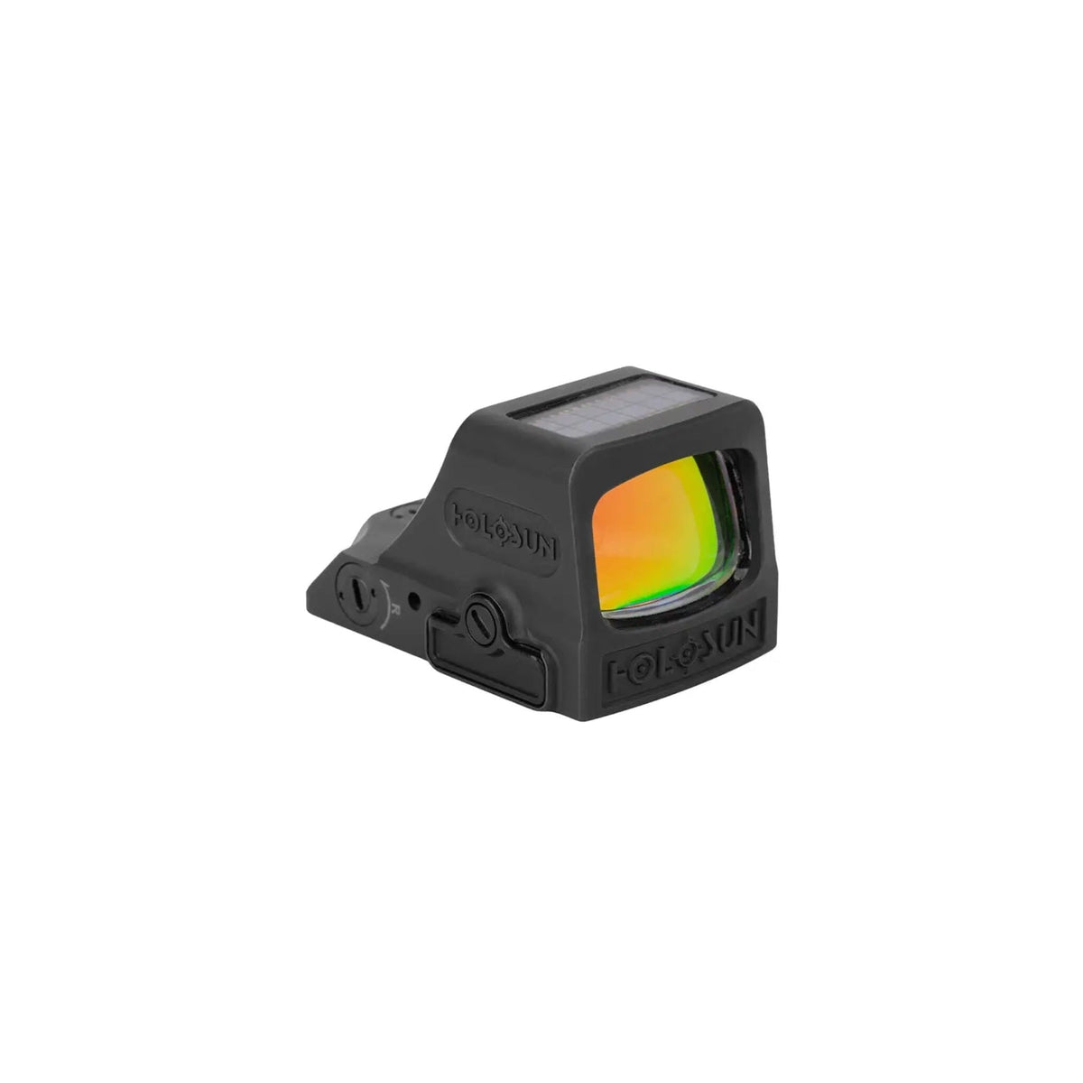Holosun HE508T X2 open reflex sight in a Grade 5 titanium housing rated IP67