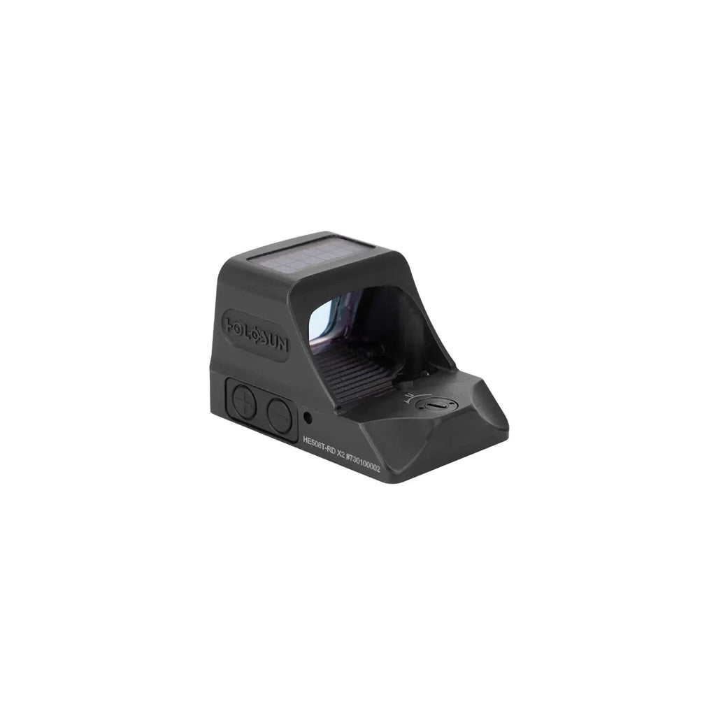 Holosun HE508T X2 with the side-loading battery tray that keeps zero on a cell change