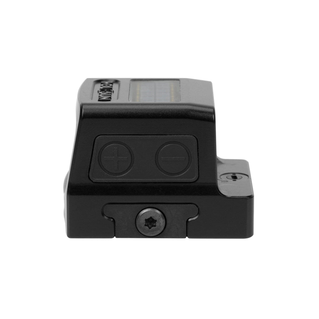 Holosun HE509T X2 gold dot sight with a fully enclosed emitter sealed against rain and dust