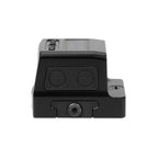 Holosun HE509T X2 gold dot sight with a fully enclosed emitter sealed against rain and dust