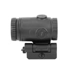 Holosun HM3X-MICRO 3x magnifier with its flip-to-side QD mount and lower 1/3 spacer fitted