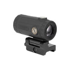 Holosun HM3XT 3x magnifier on its quick-detach mount for repeatable return to zero on a rail