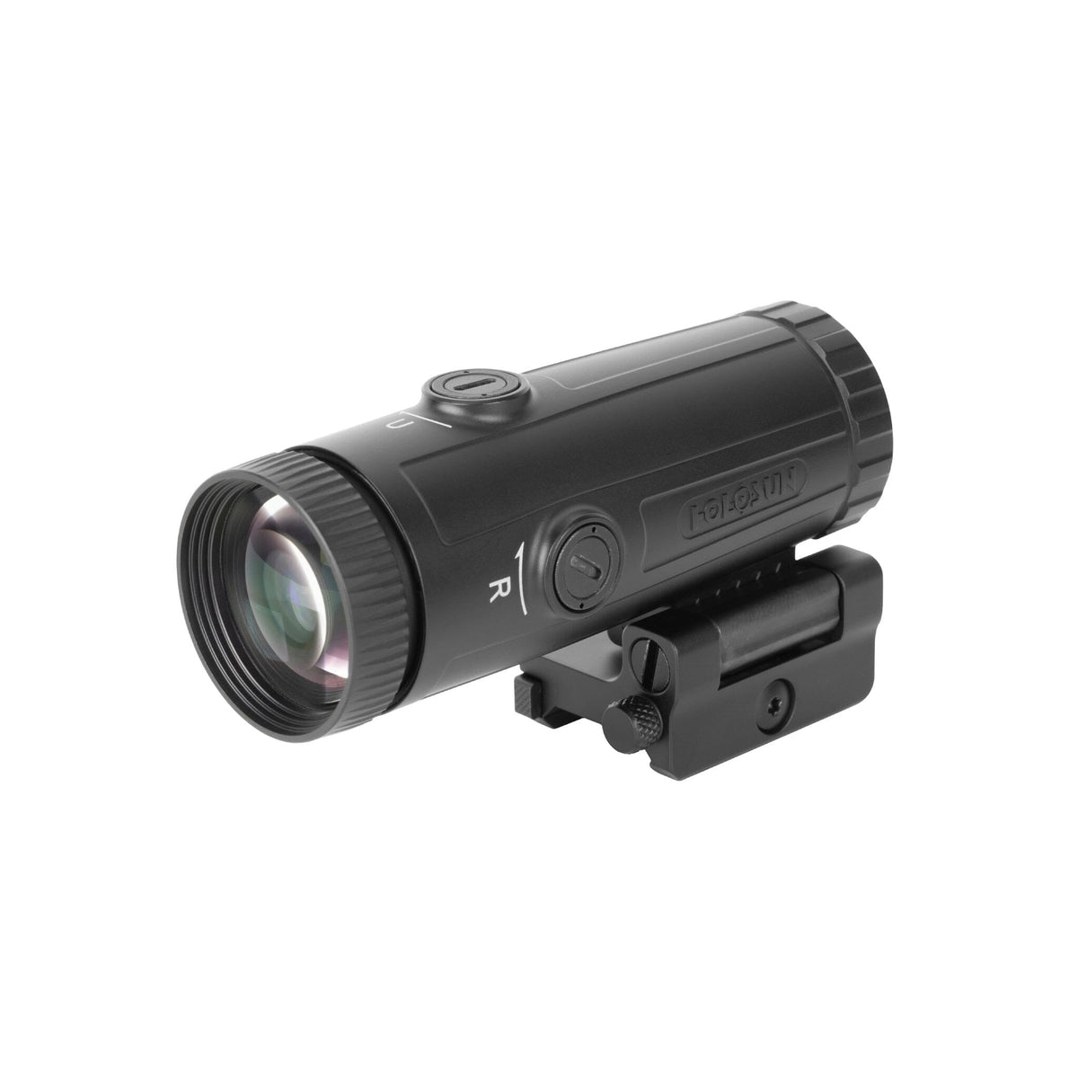 Holosun HM6X 6x magnifier swung clear of the optic to return the sight to 1x