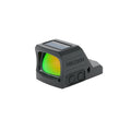Holosun HS407C X3 red dot sight showing its single 2 MOA aiming dot with no surrounding circle