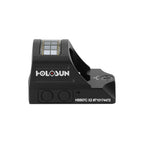 Holosun HS507C X2 open-reflex sight on the Trijicon RMR footprint with its 0.91 x 0.63 in window