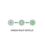Holosun RONIN AEMS MAX green dot sight with the side-mounted CR2032 tray that keeps zero when swapping cells