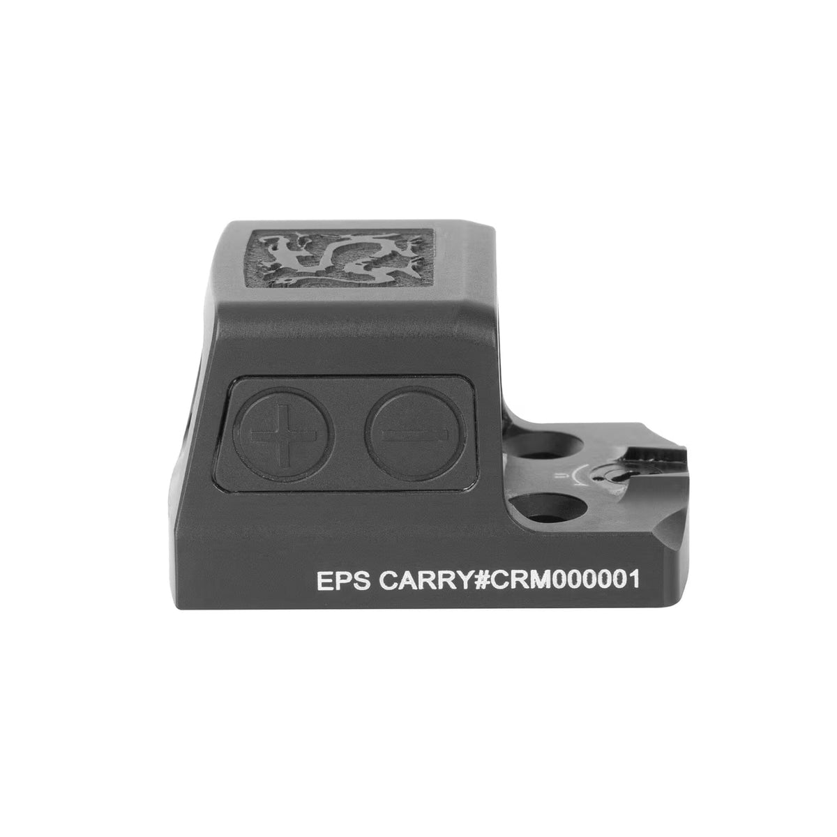 Holosun RONIN EPS Carry green dot sight with its side-loading CR1620 battery tray