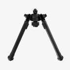 Magpul Bipod for M-LOK, in black, legs extended, front view