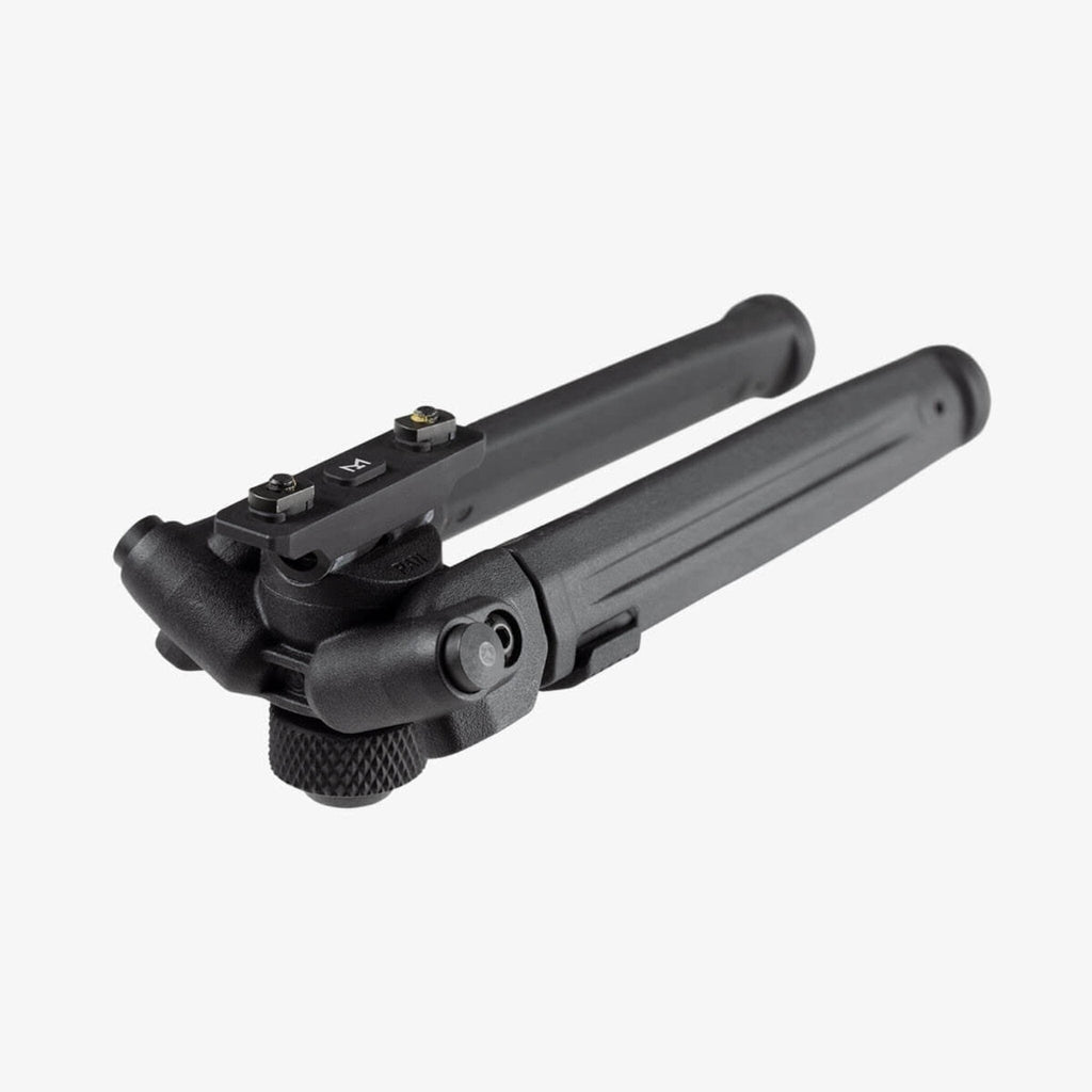 Magpul Bipod for M-LOK, in black, legs folded